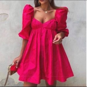 Zara hot pink dress! Brand New!